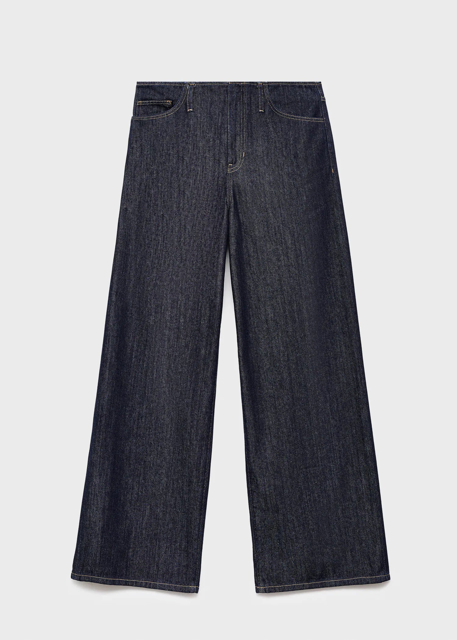Wideleg Mid Rise Jeans