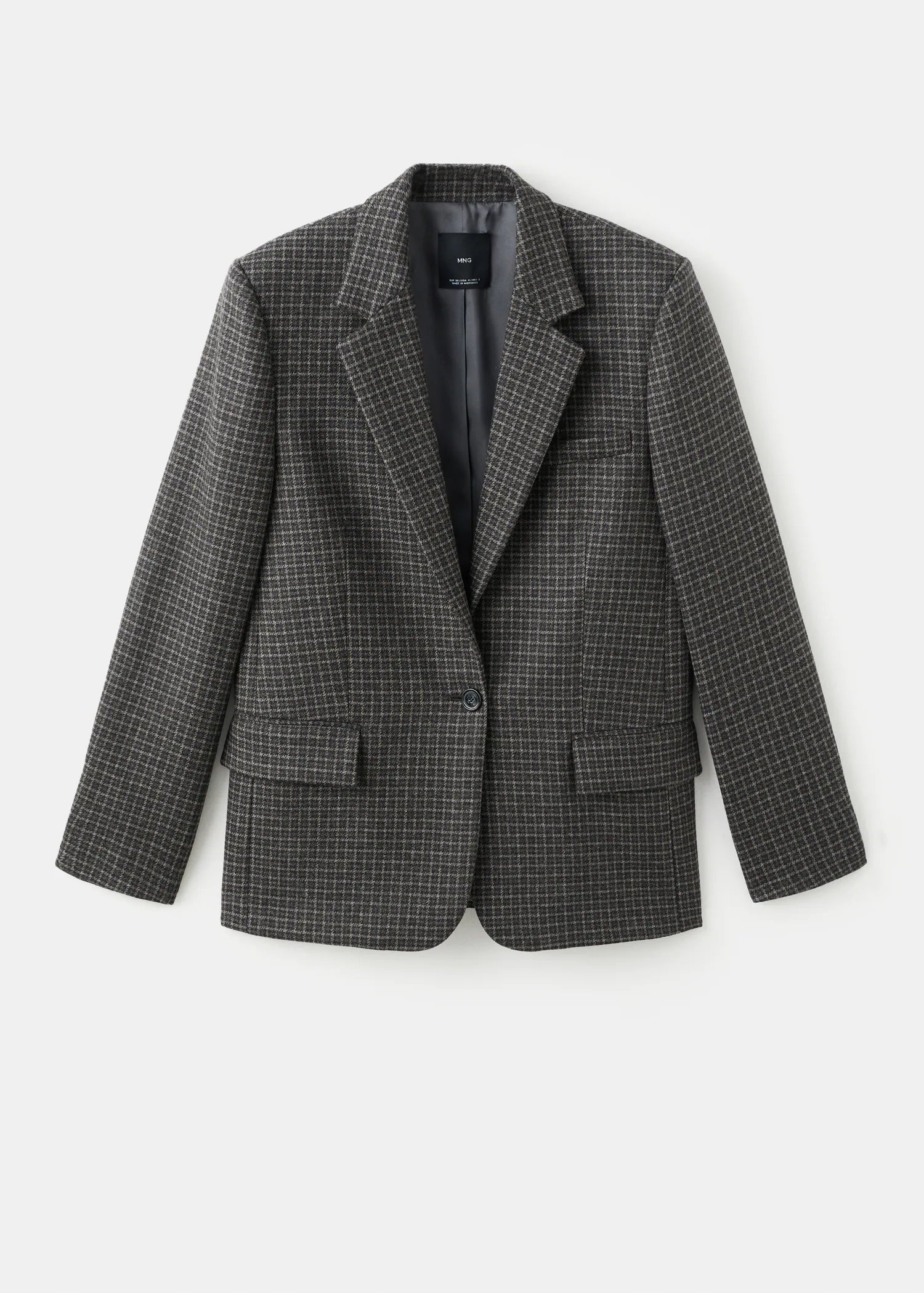 Wool Check Blazer