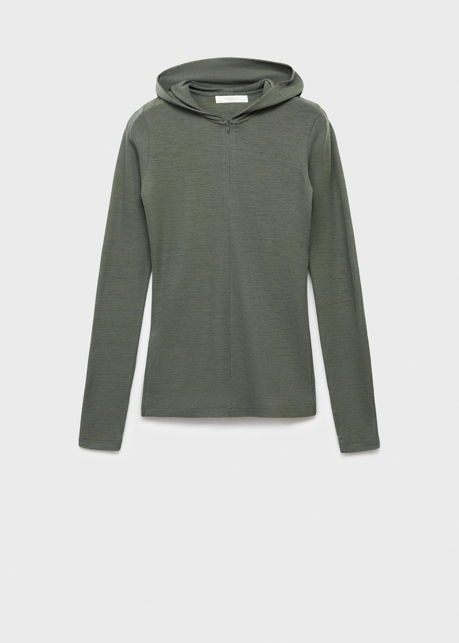 Wool Hooded T Shirt