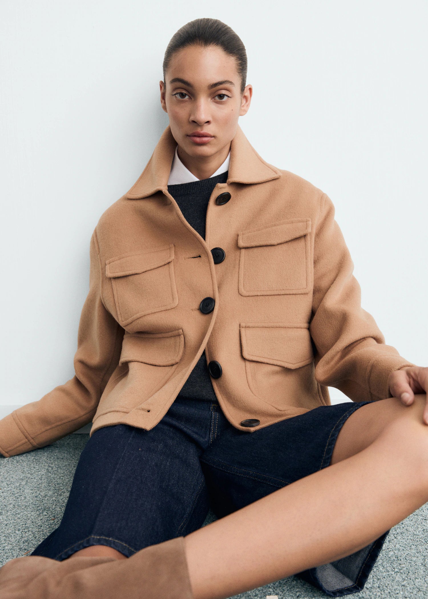 Wool Jacket With Pockets
