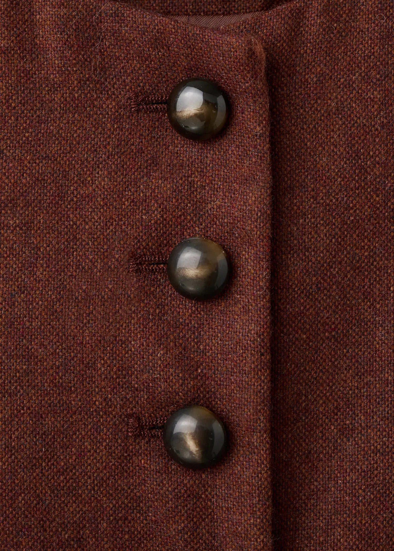 Wool Blend Gilet With Buttons