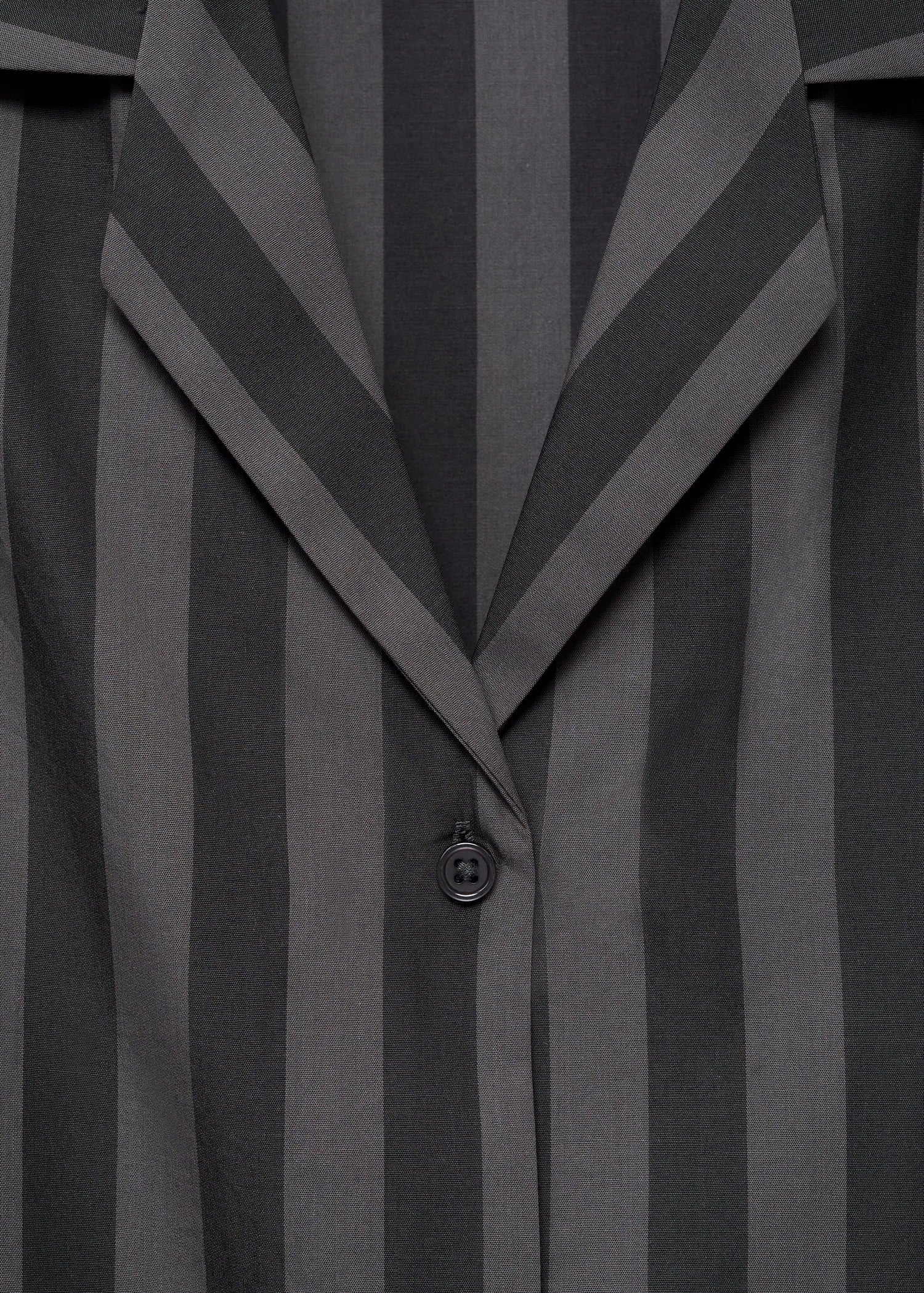 Woven Striped Pyjama Top