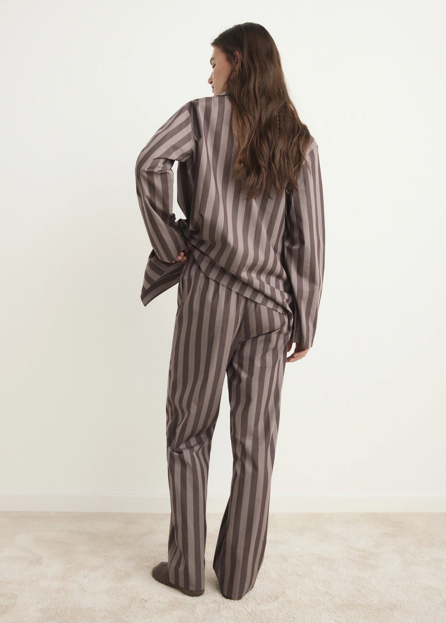 Woven Striped Pyjama Trousers