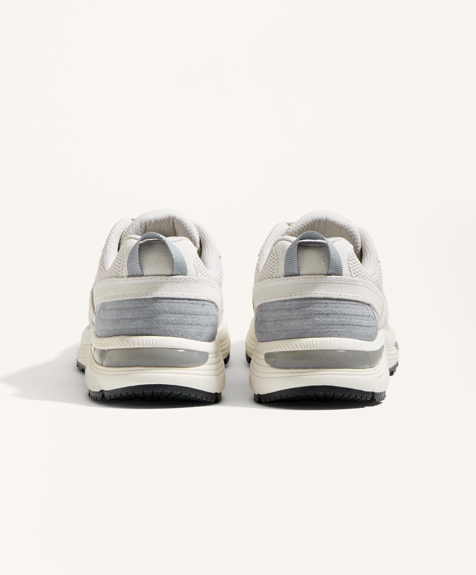 RUNNING STYLE SPLIT LEATHER TRAINERS