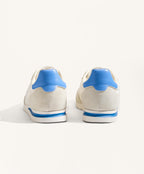 NYLON TRAINERS WITH SPLIT LEATHER PIECES