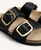 LEATHER BUCKLE SANDAL