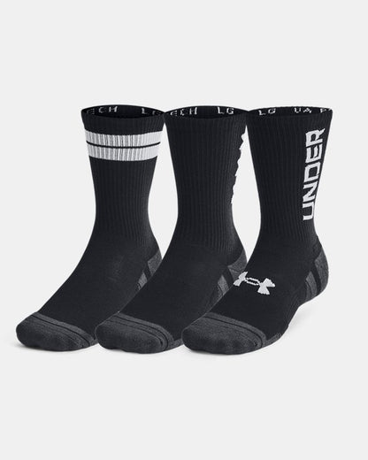 UA Performance Tech Unisex 3 Pack Crew Socks