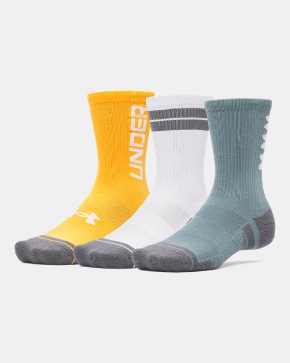 UA Performance Tech Unisex 3 Pack Crew Socks