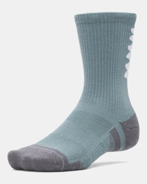 UA Performance Tech Unisex 3 Pack Crew Socks