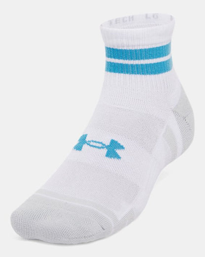 UA Performance Tech Unisex 3 Pack Quarter Socks