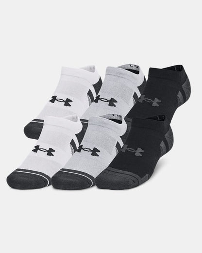 UA Performance Tech Unisex 6 Pack No Show Socks
