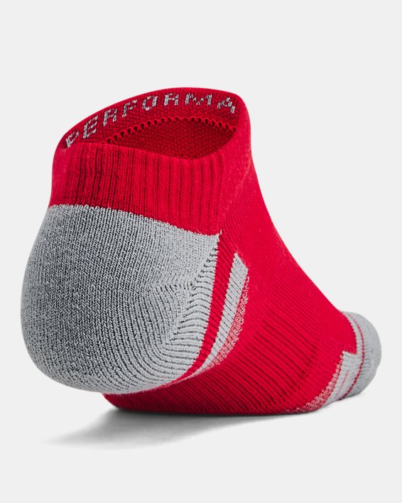 UA Performance Tech Unisex 6 Pack No Show Socks