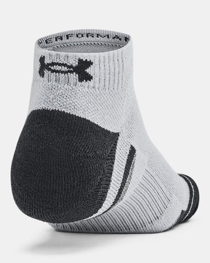 UA Performance Tech Unisex 6 Pack Low Socks
