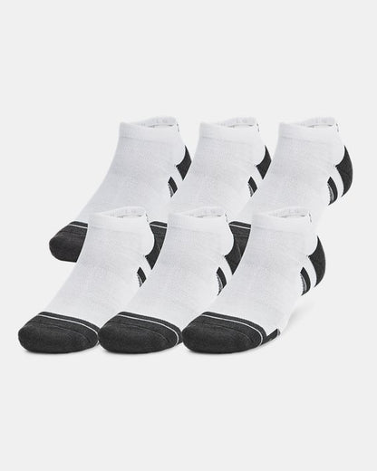 UA Performance Tech Unisex 6 Pack Low Socks