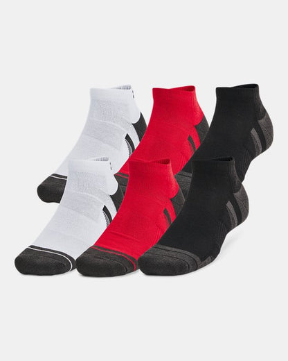 UA Performance Tech Unisex 6 Pack Low Socks