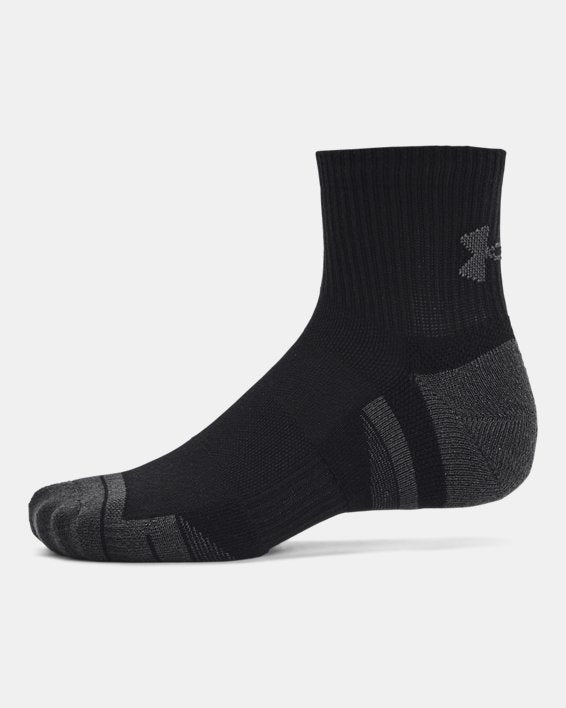 UA Performance Tech Unisex 6 Pack Quarter Socks