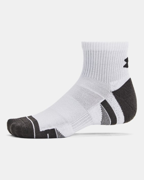 UA Performance Tech Unisex 6 Pack Quarter Socks
