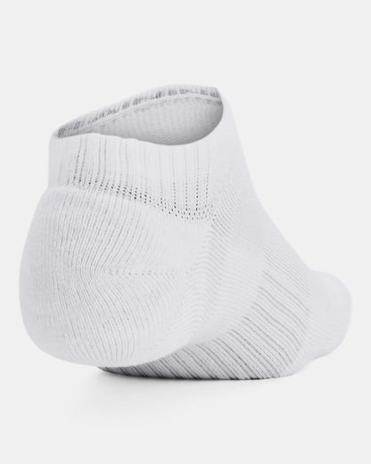 UA Training Cotton Unisex 3 Pack No Show Socks