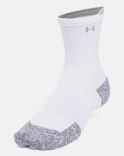 UA ArmourDry Run Cushion Unisex 3 Pack Mid Crew Socks