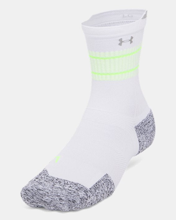 UA ArmourDry Run Cushion Unisex 3 Pack Mid Crew Socks