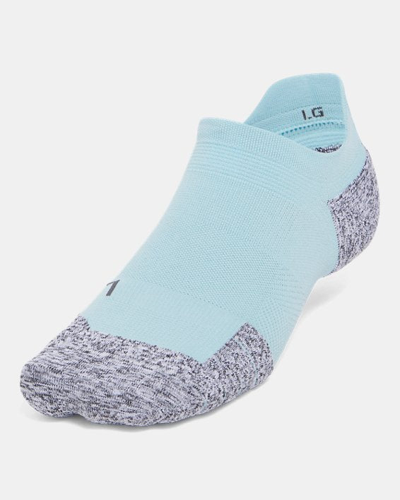 UA ArmourDry Unisex Run Cushion 3 Pack No Show Socks