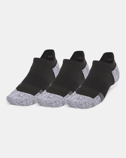 UA ArmourDry Pro Unisex 3 Pack No Show Socks