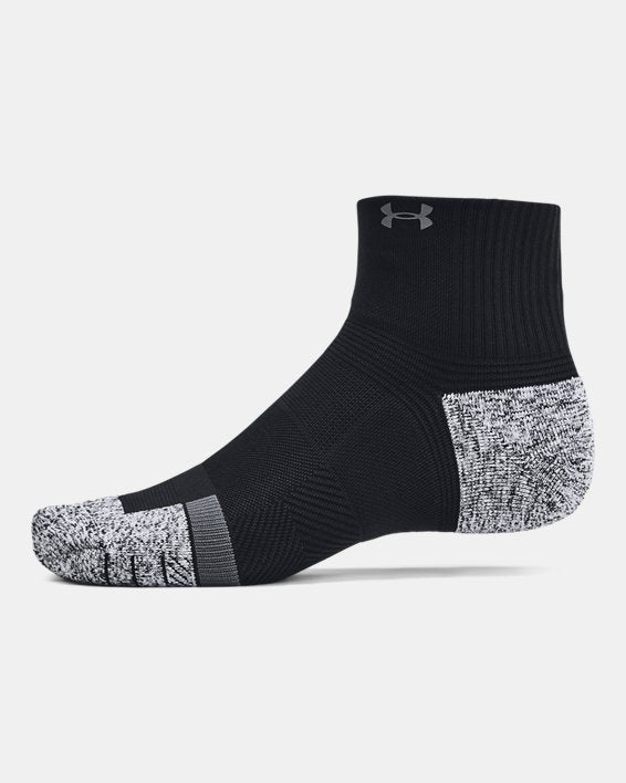 UA ArmourDry Pro Unisex 3 Pack Quarter Socks