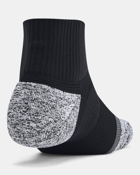 UA ArmourDry Pro Unisex 3 Pack Quarter Socks
