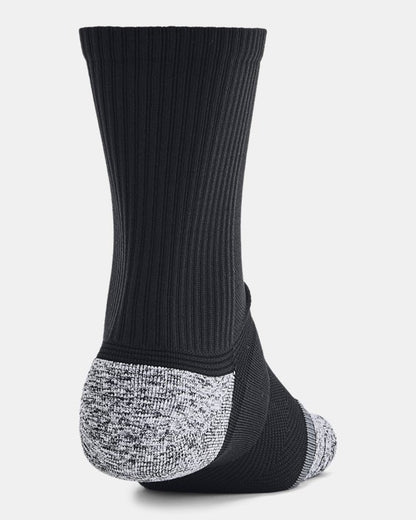 UA ArmourDry Pro Unisex 3 Pack Mid Crew Socks