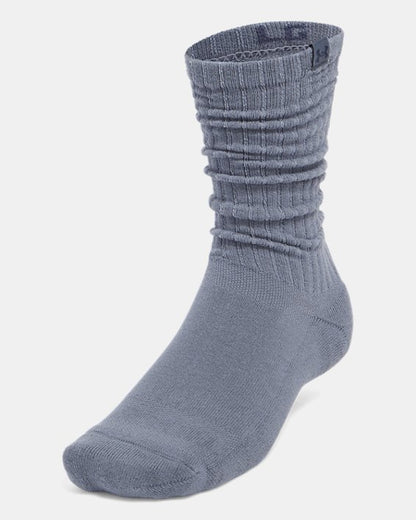 UA Sportstyle Cotton Scrunch Unisex 2 Pack Crew Socks