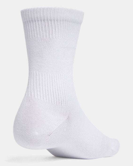 UA Sportstyle Cotton Unisex 3 Pack Crew Socks