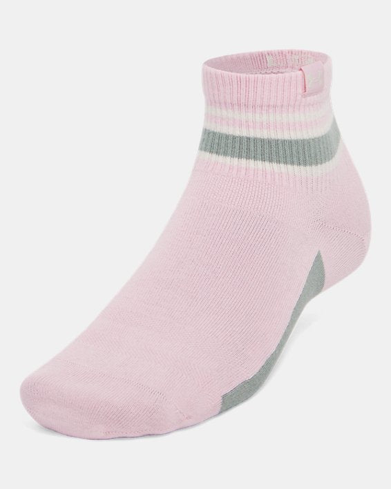 UA Sportstyle Cotton Unisex 3 Pack Quarter Socks