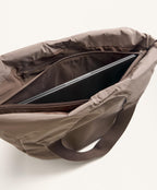 SHOPPER BAG WITH CONTRASTING HANDLE