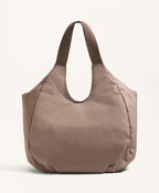 SHOPPER BAG WITH CONTRASTING HANDLE
