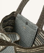 STRIPED SHOPPER BAG