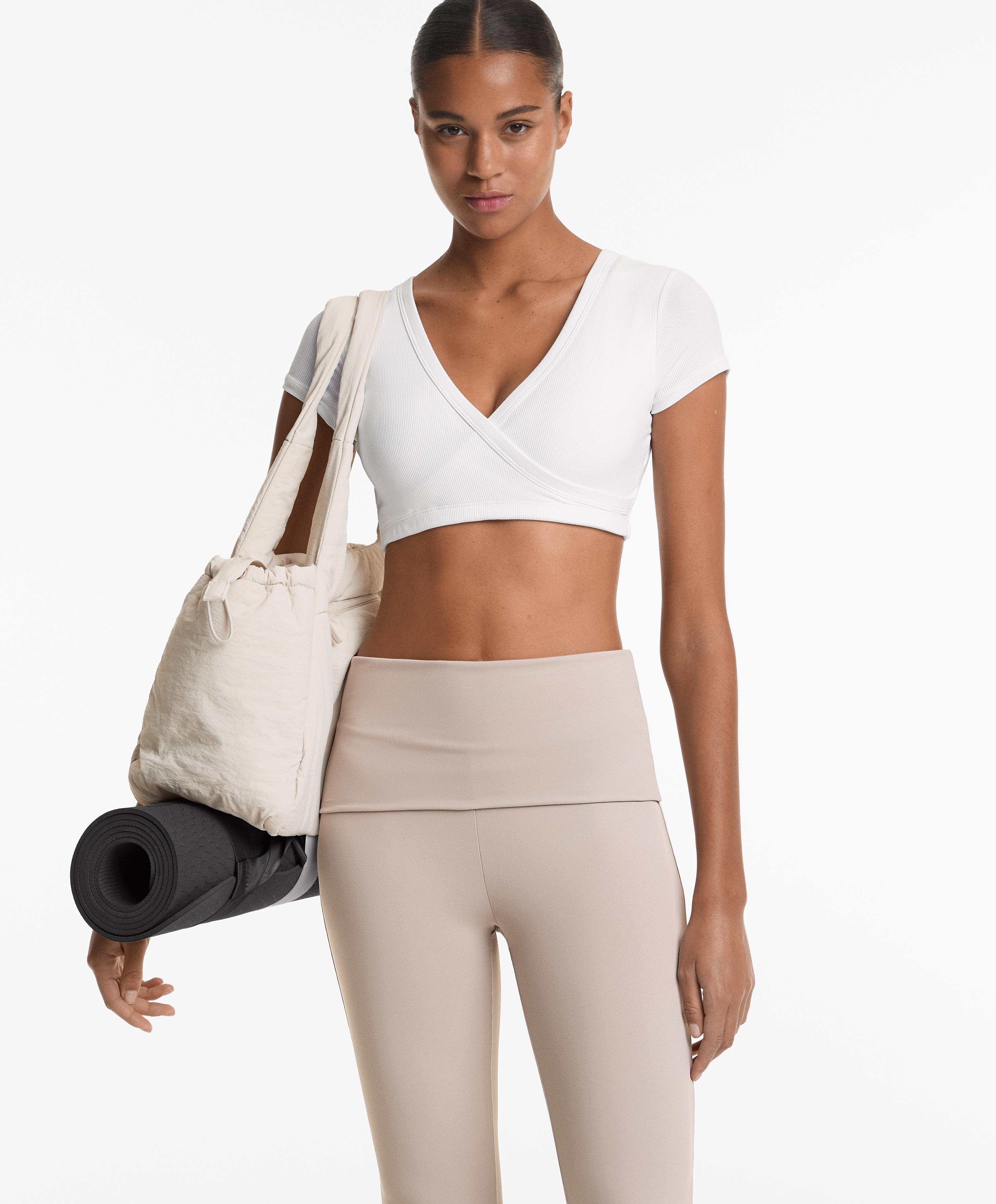 CRISS CROSS RIB TANK TOP MODAL BLEND