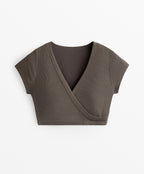 CRISS CROSS RIB TANK TOP MODAL BLEND
