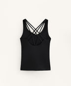 COMFORTLUX LONG TANK TOP MULTI STRAP CUPS