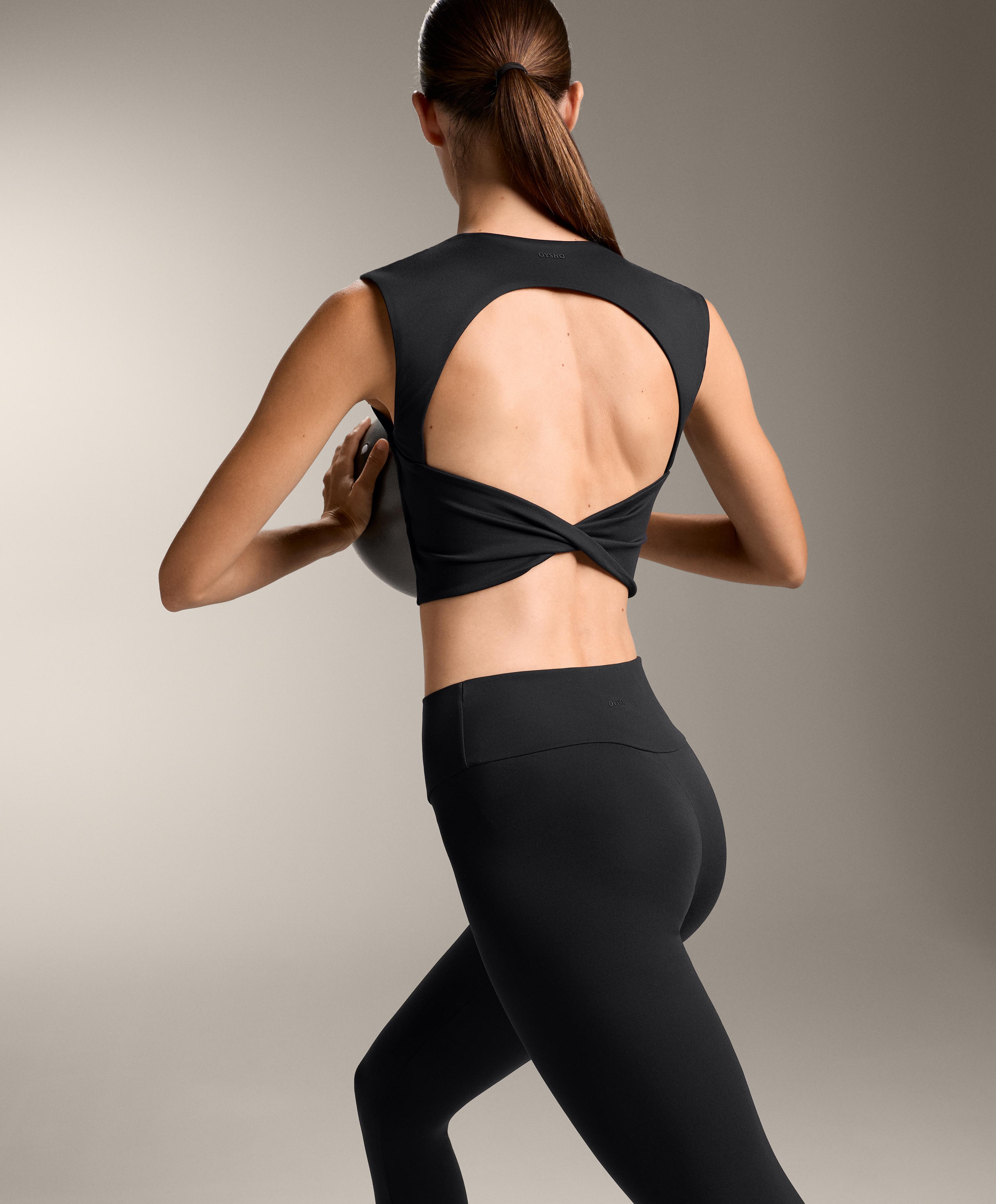 COMFORTLUX OPEN BACK TWIST TANK TOP