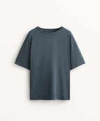 SHORT SLEEVE COTTON BLEND T SHIRT