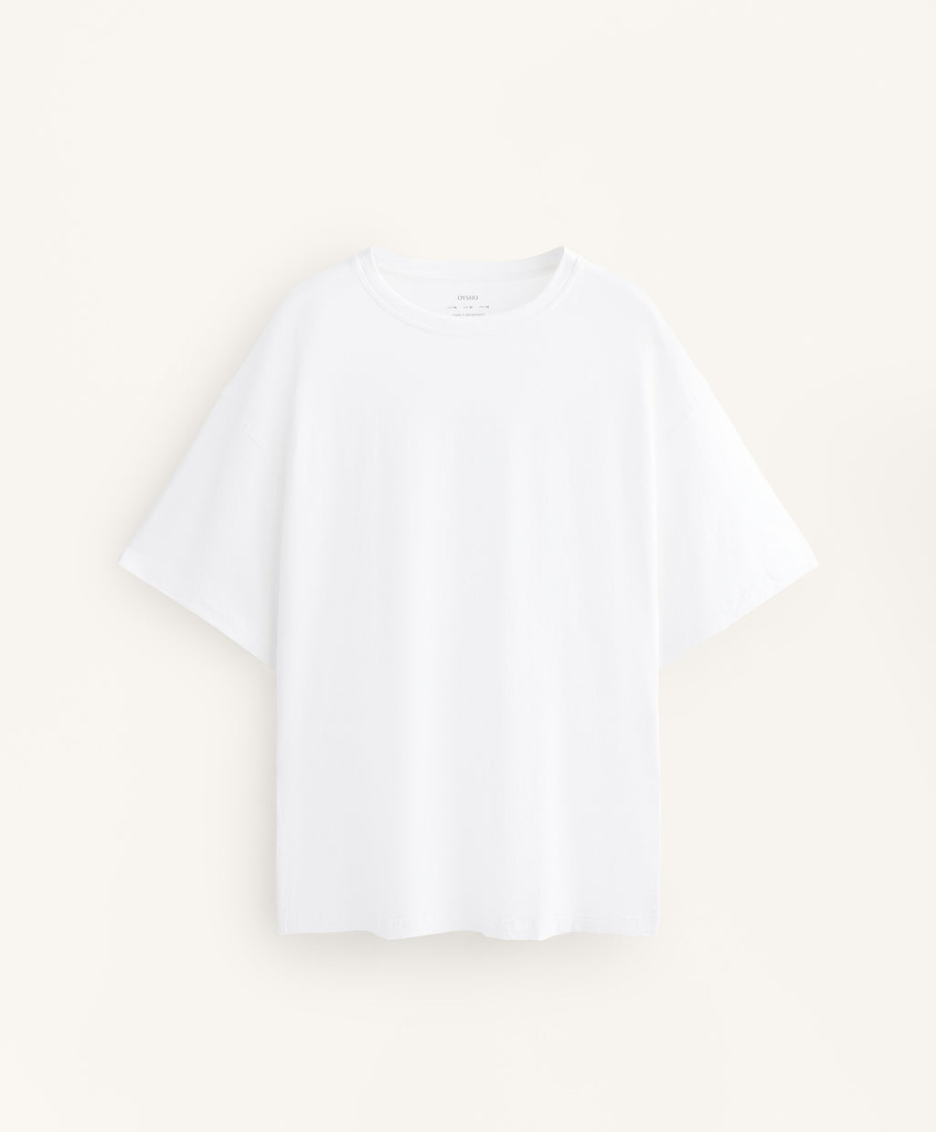SHORT SLEEVE COTTON BLEND T SHIRT