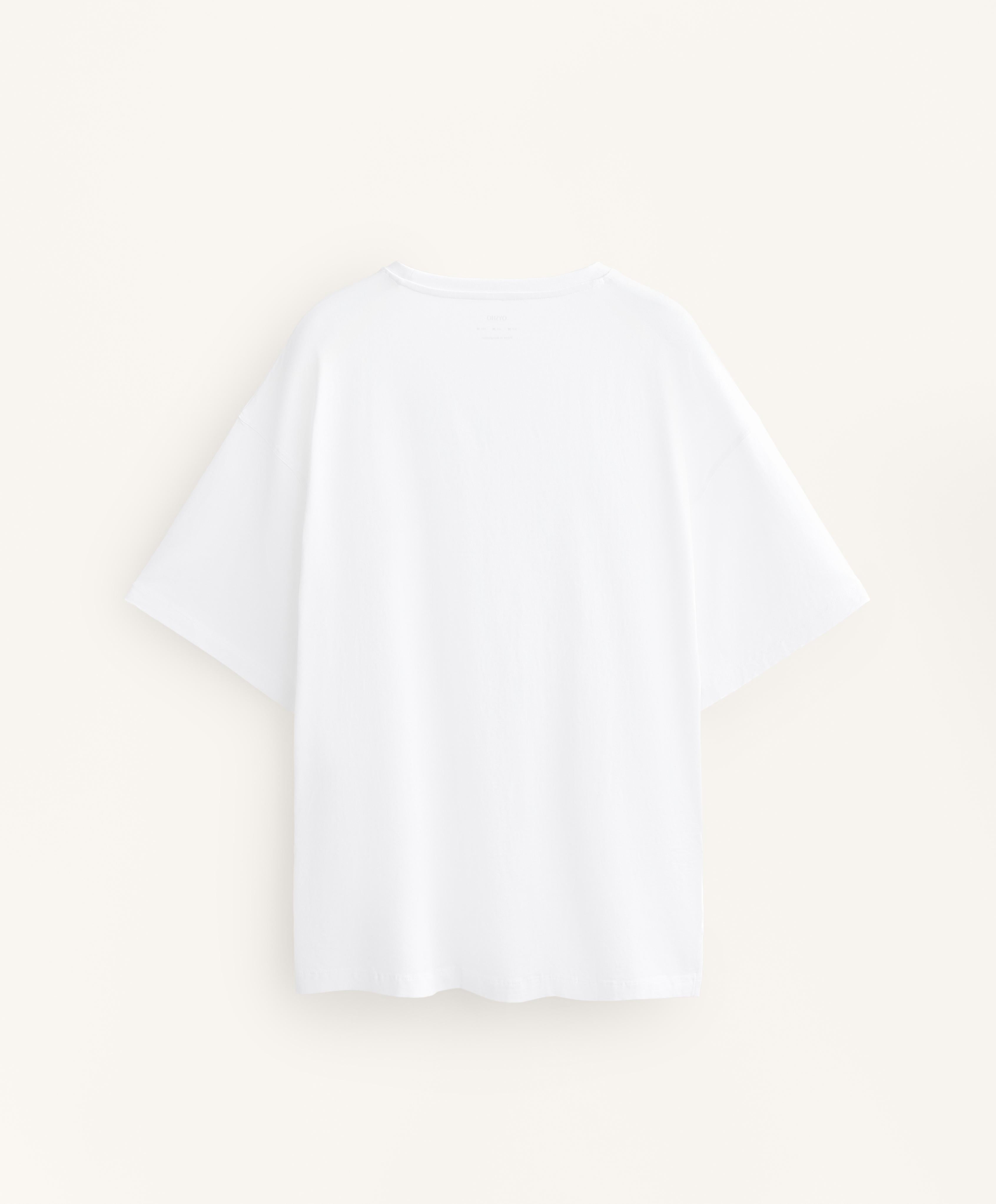 SHORT SLEEVE COTTON BLEND T SHIRT