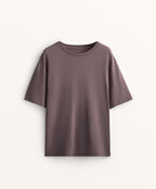 SHORT SLEEVE COTTON BLEND T SHIRT