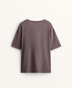 SHORT SLEEVE COTTON BLEND T SHIRT