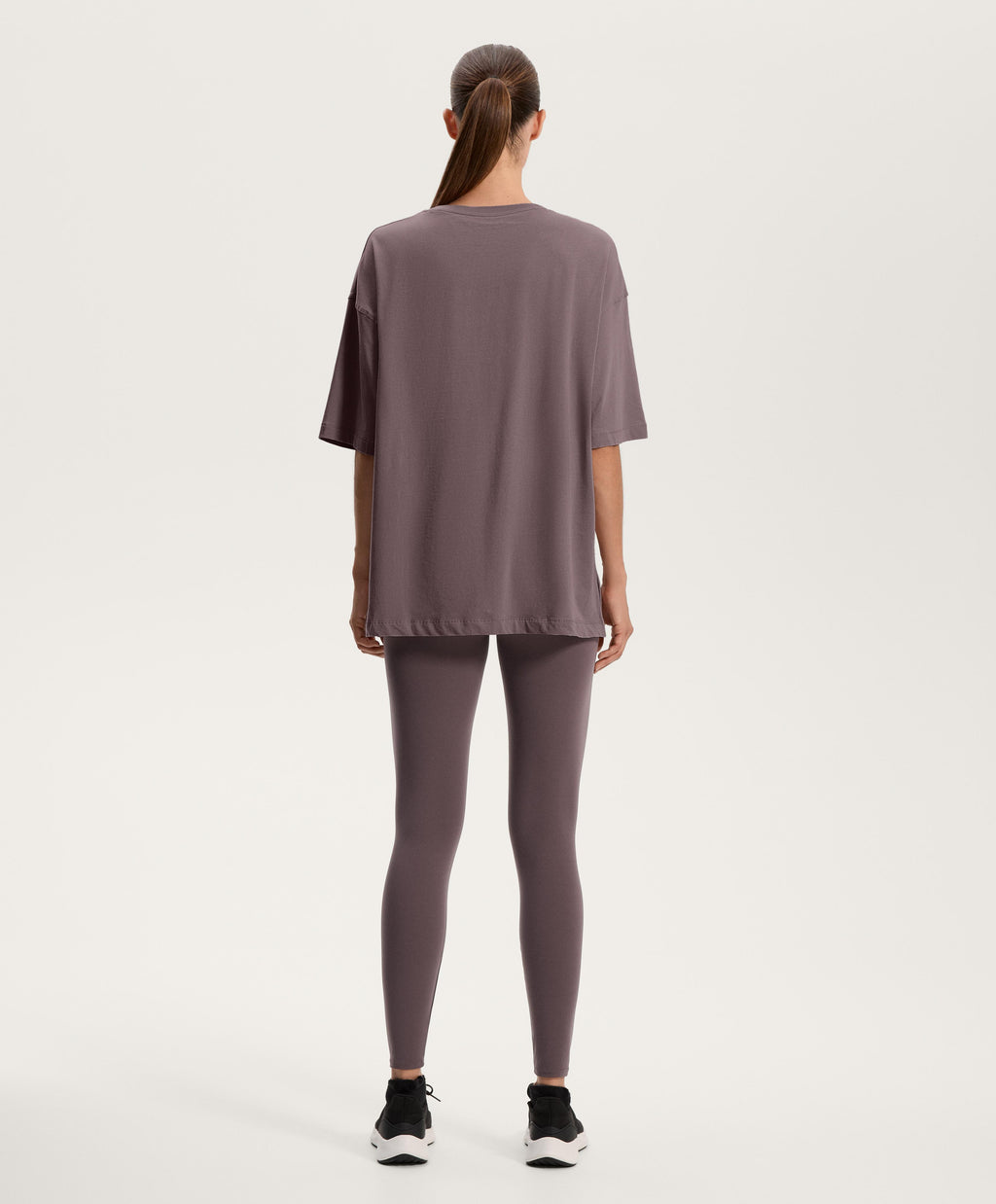 SHORT SLEEVE COTTON BLEND T SHIRT
