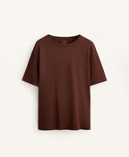 SHORT SLEEVE COTTON BLEND T SHIRT