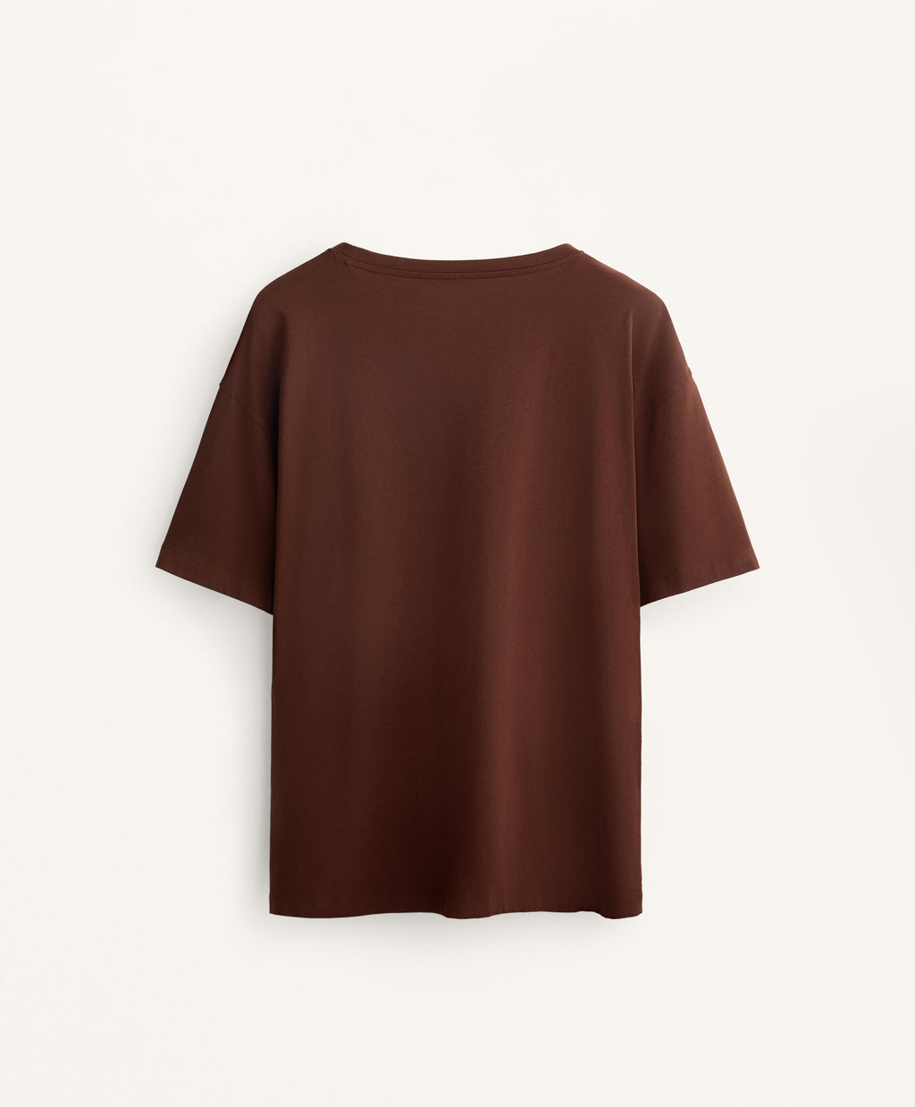 SHORT SLEEVE COTTON BLEND T SHIRT