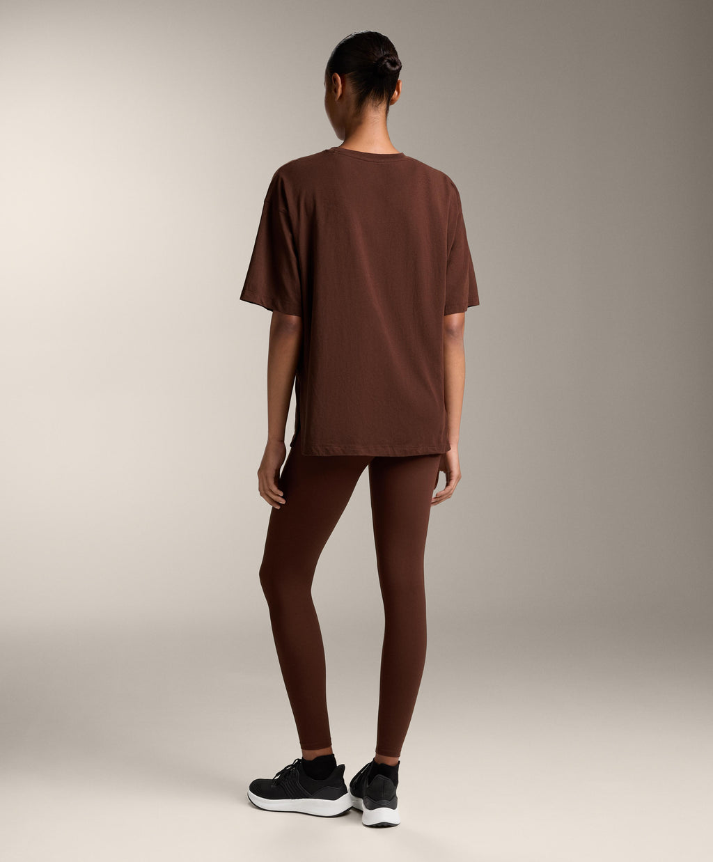SHORT SLEEVE COTTON BLEND T SHIRT