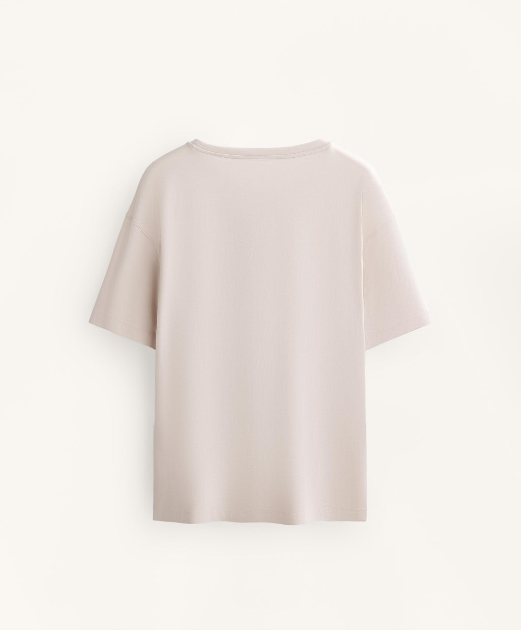 SHORT SLEEVE COTTON BLEND T SHIRT