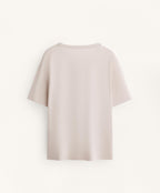 SHORT SLEEVE COTTON BLEND T SHIRT